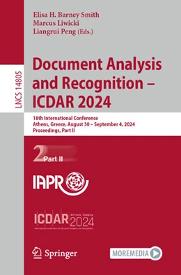 Abbildung von Barney Smith / Liwicki | Document Analysis and Recognition - ICDAR 2024 | 1. Auflage | 2024 | 14805 | beck-shop.de