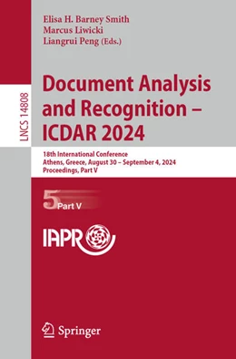 Abbildung von Barney Smith / Liwicki | Document Analysis and Recognition - ICDAR 2024 | 1. Auflage | 2024 | 14808 | beck-shop.de