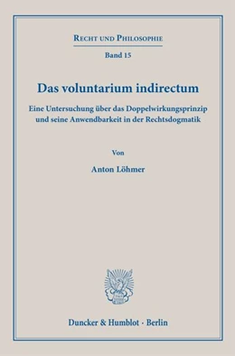Abbildung von Löhmer | Das voluntarium indirectum | 1. Auflage | 2024 | 15 | beck-shop.de