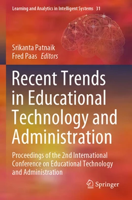 Abbildung von Paas / Patnaik | Recent Trends in Educational Technology and Administration | 1. Auflage | 2024 | beck-shop.de