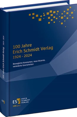 Abbildung von Erich Schmidt Verlag GmbH & Co. KG (Hrsg.) | 100 Jahre Erich Schmidt Verlag 1924 - 2024 | 1. Auflage | 2024 | beck-shop.de