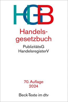 Abbildung von Handelsgesetzbuch: HGB | 70. Auflage | 2024 | 5002 | beck-shop.de