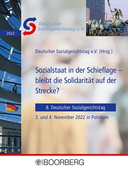 Abbildung von Deutscher Sozialgerichtstag e.V. (Hrsg.) | Sozialstaat in der Schieflage - bleibt die Solidarität auf der Strecke? | 1. Auflage | 2024 | beck-shop.de