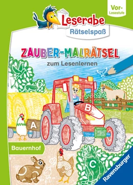 Abbildung von Ronto | Ravensburger Leserabe Zauber-Malrätsel zum Lesenlernen: Bauernhof (Vor-Lesestufe), Malen auf Zauberpapier, Rätsel, Lesen lernen Vorschule, Rätselbuch ab 5 Jahre | 1. Auflage | 2025 | beck-shop.de