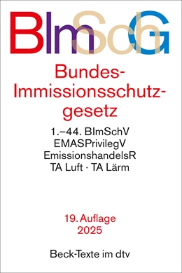 Abbildung von Bundes-Immissionsschutzgesetz: BImSchG | 19. Auflage | 2025 | 5575 | beck-shop.de