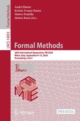 Abbildung von Platzer / Rozier | Formal Methods | 1. Auflage | 2024 | 14933 | beck-shop.de