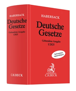 Abbildung von Habersack | Deutsche Gesetze • Gebundene Ausgabe I/2025 | 1. Auflage | 2025 | beck-shop.de