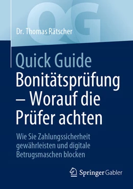 Abbildung von Rätscher | Quick Guide Bonitätsprüfung - Worauf die Prüfer achten | 1. Auflage | 2024 | beck-shop.de