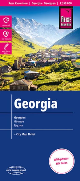 Abbildung von Reise Know-How Landkarte Georgien / Georgia (1:350.000) | 8. Auflage | 2024 | beck-shop.de