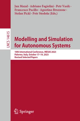 Abbildung von Mazal / Fagiolini | Modelling and Simulation for Autonomous Systems | 1. Auflage | 2024 | 14615 | beck-shop.de