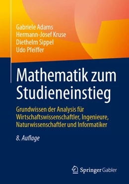 Abbildung von Adams / Pfeiffer | Mathematik zum Studieneinstieg | 8. Auflage | 2024 | beck-shop.de