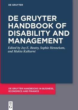 Abbildung von Beatty / Kulkarni | De Gruyter Handbook of Disability and Management | 1. Auflage | 2024 | beck-shop.de