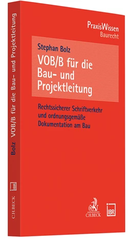 Abbildung von Bolz | VOB/B für die Bau- und Projektleitung | 1. Auflage | 2025 | beck-shop.de