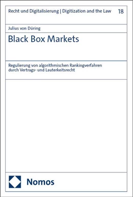 Abbildung von Düring | Black Box Markets | 1. Auflage | 2024 | beck-shop.de