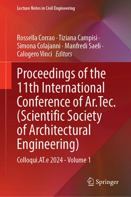 Abbildung von Corrao / Campisi | Proceedings of the 11th International Conference of Ar.Tec. (Scientific Society of Architectural Engineering) | 1. Auflage | 2024 | 610 | beck-shop.de