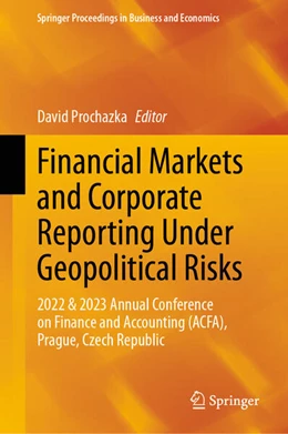 Abbildung von Procházka | Financial Markets and Corporate Reporting under Geopolitical Risks | 1. Auflage | 2024 | beck-shop.de