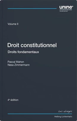 Abbildung von Mahon / Zimmermann | Droit constitutionnel Volume II | 4. Auflage | 2025 | beck-shop.de