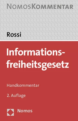 Abbildung von Rossi | Informationsfreiheitsgesetz | 2. Auflage | 2025 | beck-shop.de