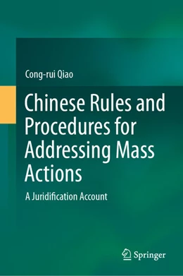 Abbildung von Qiao | Chinese Rules and Procedures for Addressing Mass Actions | 1. Auflage | 2024 | beck-shop.de