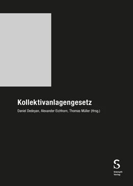 Abbildung von Müller / Dedeyan | Kollektivanlagengesetz | 1. Auflage | 2024 | beck-shop.de