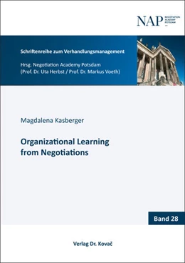 Abbildung von Kasberger | Organizational Learning from Negotiations | 1. Auflage | 2024 | 28 | beck-shop.de