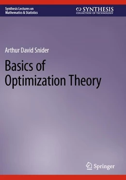 Abbildung von Snider | Basics of Optimization Theory | 1. Auflage | 2024 | beck-shop.de