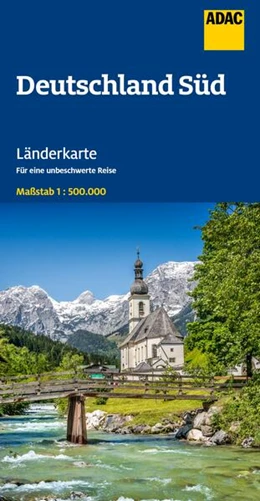 Abbildung von ADAC Länderkarte Deutschland Süd 1:500.000 | 21. Auflage | 2025 | beck-shop.de