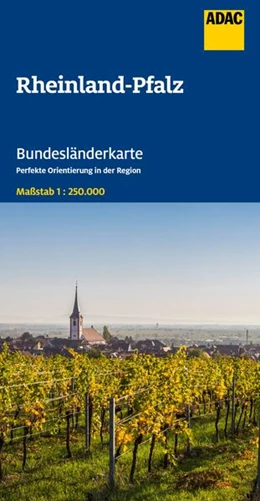 Abbildung von ADAC Bundesländerkarte Deutschland 10 Rheinland-Pfalz, Saarland 1:250.000 | 6. Auflage | 2025 | beck-shop.de