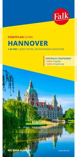 Abbildung von Falk Stadtplan Extra Hannover 1:20.000 | 25. Auflage | 2025 | beck-shop.de