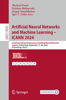 Abbildung von Wand / Malinovská | Artificial Neural Networks and Machine Learning – ICANN 2024 | 1. Auflage | 2024 | 15025 | beck-shop.de