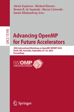 Abbildung von Espinosa / Klemm | Advancing OpenMP for Future Accelerators | 1. Auflage | 2024 | 15195 | beck-shop.de