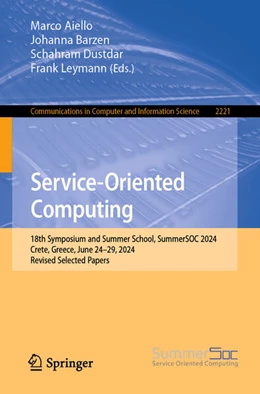 Abbildung von Aiello / Barzen | Service-Oriented Computing | 1. Auflage | 2024 | 2221 | beck-shop.de