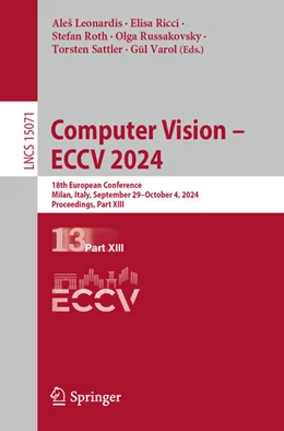 Abbildung von Leonardis / Ricci | Computer Vision – ECCV 2024 | 1. Auflage | 2024 | 15071 | beck-shop.de