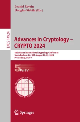 Abbildung von Reyzin / Stebila | Advances in Cryptology - CRYPTO 2024 | 1. Auflage | 2024 | beck-shop.de