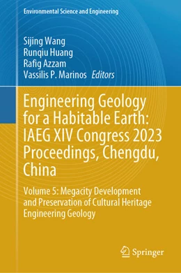 Abbildung von Wang / Huang | Engineering Geology for a Habitable Earth: IAEG XIV Congress 2023 Proceedings, Chengdu, China | 1. Auflage | 2024 | beck-shop.de