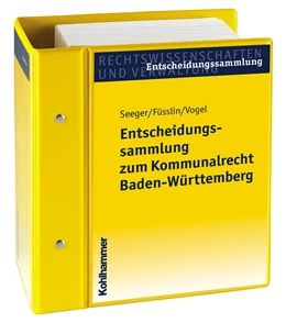 Abbildung von Seeger / Vogel | Entscheidungssammlung zum Kommunalrecht Baden-Württemberg – EKBW | 1. Auflage | 2023 | beck-shop.de