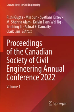 Abbildung von Gupta / Sun | Proceedings of the Canadian Society of Civil Engineering Annual Conference 2022 | 1. Auflage | 2024 | 363 | beck-shop.de