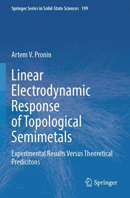 Abbildung von Pronin | Linear Electrodynamic Response of Topological Semimetals | 1. Auflage | 2024 | 199 | beck-shop.de