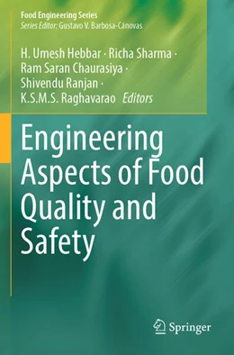 Abbildung von Hebbar / Sharma | Engineering Aspects of Food Quality and Safety | 1. Auflage | 2024 | beck-shop.de