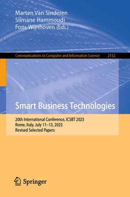 Abbildung von Sinderen / Hammoudi | Smart Business Technologies | 1. Auflage | 2024 | beck-shop.de