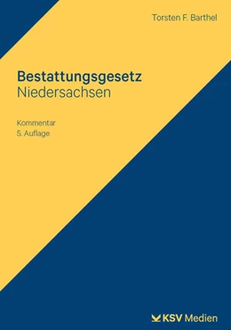 Abbildung von Barthel | Bestattungsgesetz Niedersachsen | 5. Auflage | 2025 | beck-shop.de