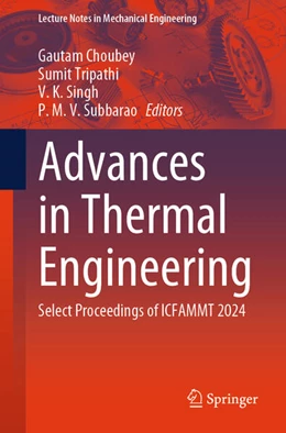 Abbildung von Choubey / Tripathi | Advances in Thermal Engineering | 1. Auflage | 2024 | beck-shop.de