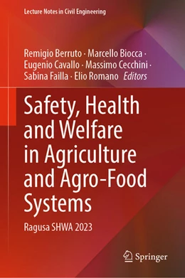 Abbildung von Berruto / Biocca | Safety, Health and Welfare in Agriculture and Agro-Food Systems | 1. Auflage | 2024 | beck-shop.de