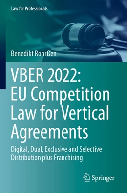 Abbildung von Rohrßen | VBER 2022: EU Competition Law for Vertical Agreements | 1. Auflage | 2024 | beck-shop.de