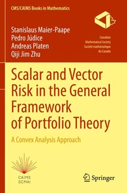 Abbildung von Maier-Paape / Júdice | Scalar and Vector Risk in the General Framework of Portfolio Theory | 1. Auflage | 2024 | 9 | beck-shop.de