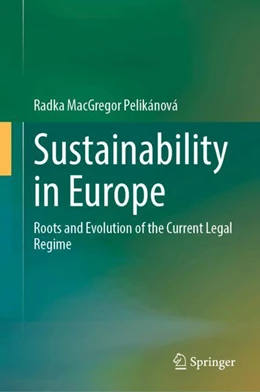 Abbildung von MacGregor Pelikánová | Sustainability in Europe | 1. Auflage | 2025 | beck-shop.de