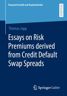 Abbildung von Jopp | Essays on Risk Premiums derived from Credit Default Swap Spreads | 1. Auflage | 2024 | beck-shop.de