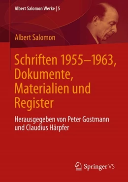 Abbildung von Gostmann / Salomon | Schriften 1955-1963, Dokumente, Materialien und Register | 1. Auflage | 2025 | 5 | beck-shop.de