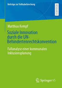 Abbildung von Kempf | Soziale Innovation durch die UN-Behindertenrechtskonvention | 1. Auflage | 2024 | beck-shop.de