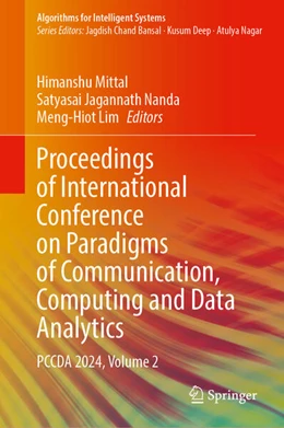 Abbildung von Mittal / Nanda | Proceedings of International Conference on Paradigms of Communication, Computing and Data Analytics | 1. Auflage | 2024 | beck-shop.de